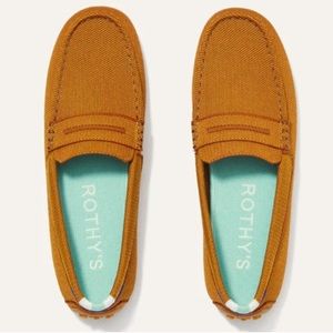 Rothy’s The Driver Slip-On Loafer in Cognac, Size 10